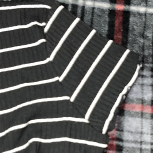 Arizona Jean Company Black and White Striped Mini Dress - Picture 3 of 9